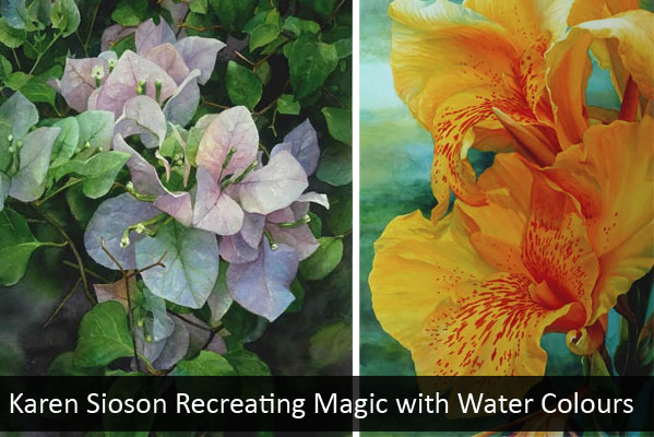 Karen Sioson Recreating Magic with Water Colours - Gloabl Fashion Street